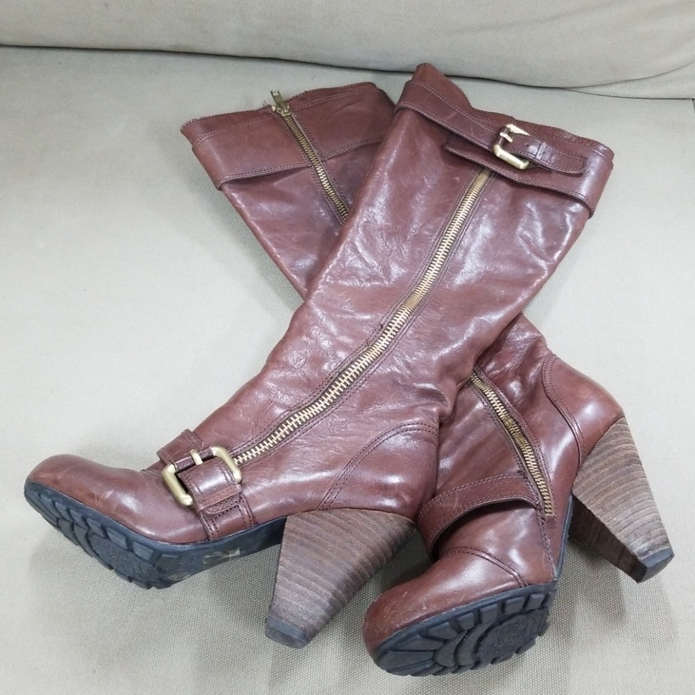 Vince Camuto High Motorcycle Boots